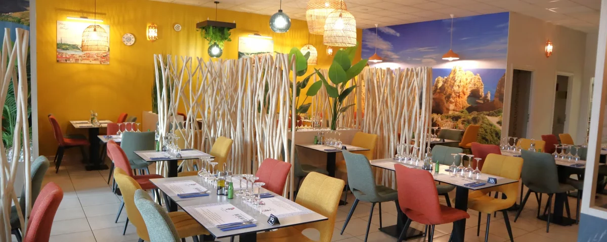 La salle du restaurant Delicias de Portugal après travaux